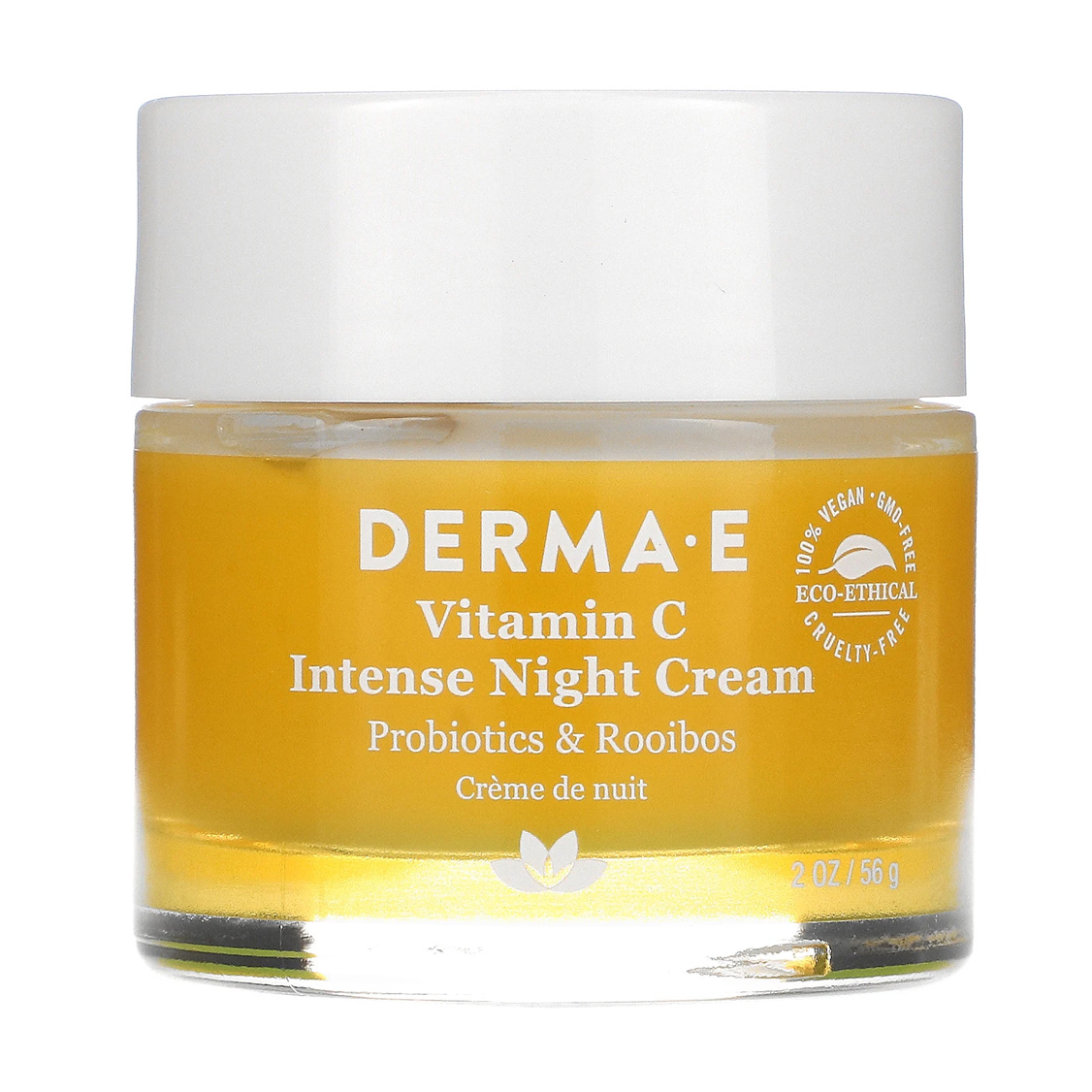 Інтенсивний нічний крем для обличчя Derma E Intense Night Cream Vitamin C з пробіотиками та чаєм ройбуш, 56 г