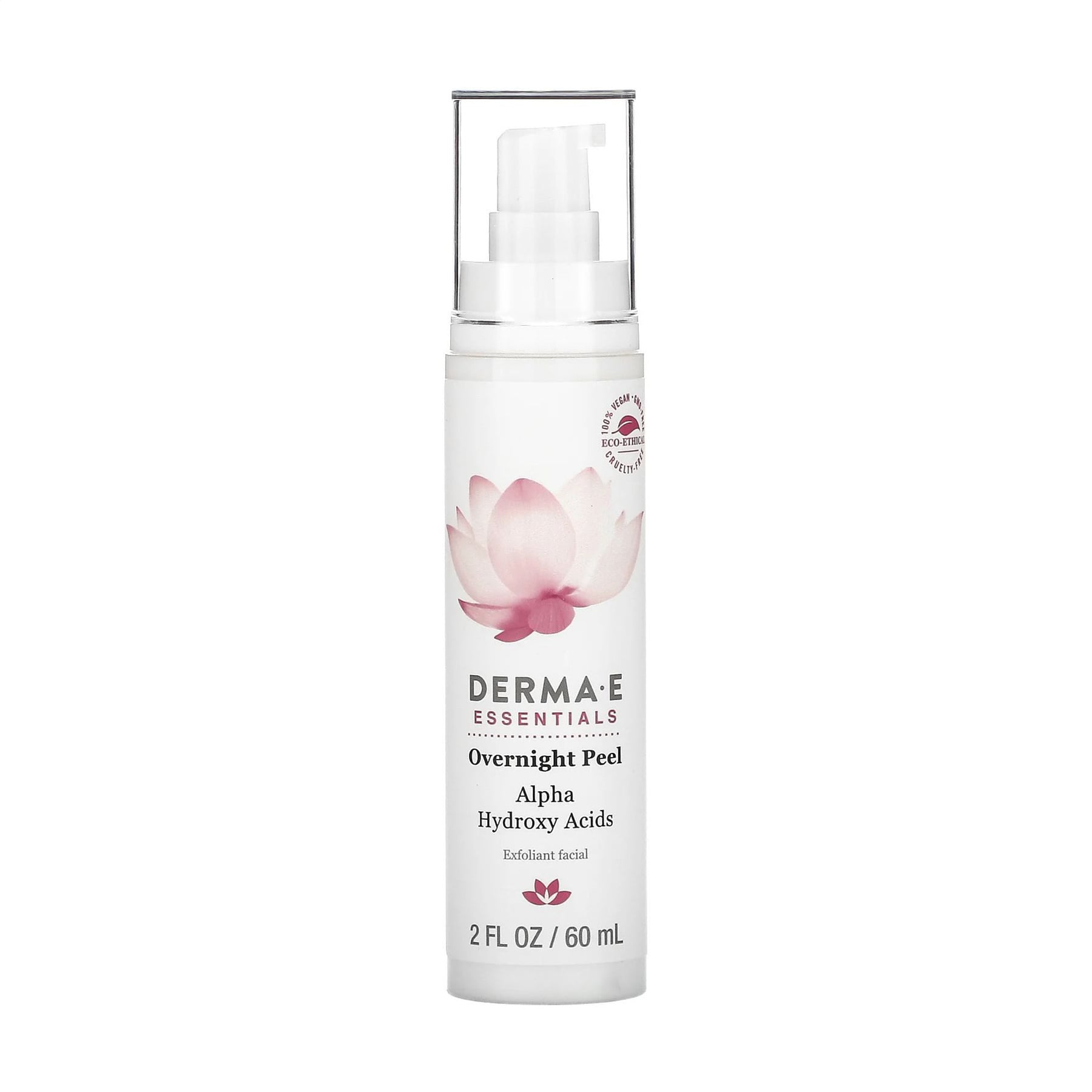 Уцінка! Нічний пілінг для обличчя Derma E Essentials Overnight Peel з альфа-гідроксикислотами, 60 мл